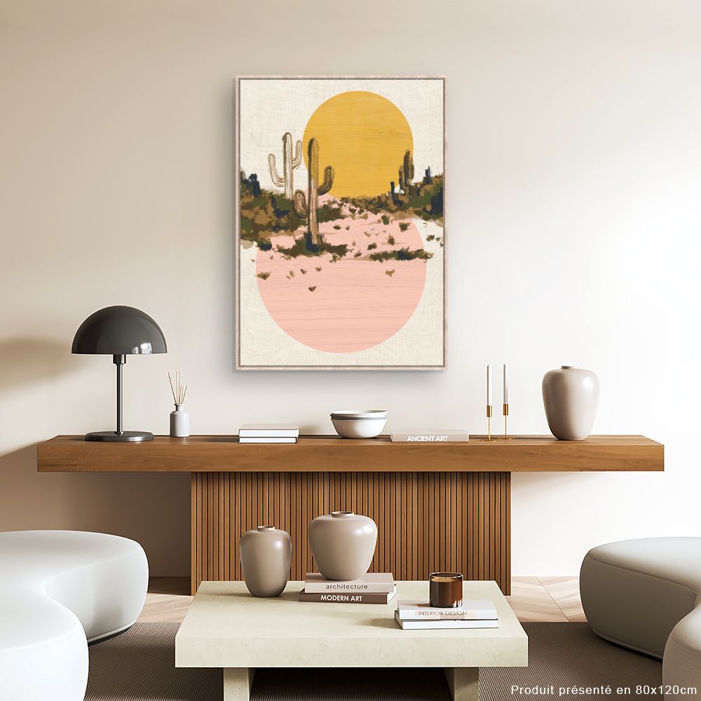 Tableau Désert ensoleillé