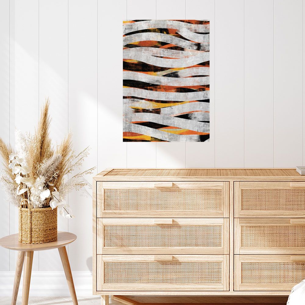 Affiche Ondulations abstraites