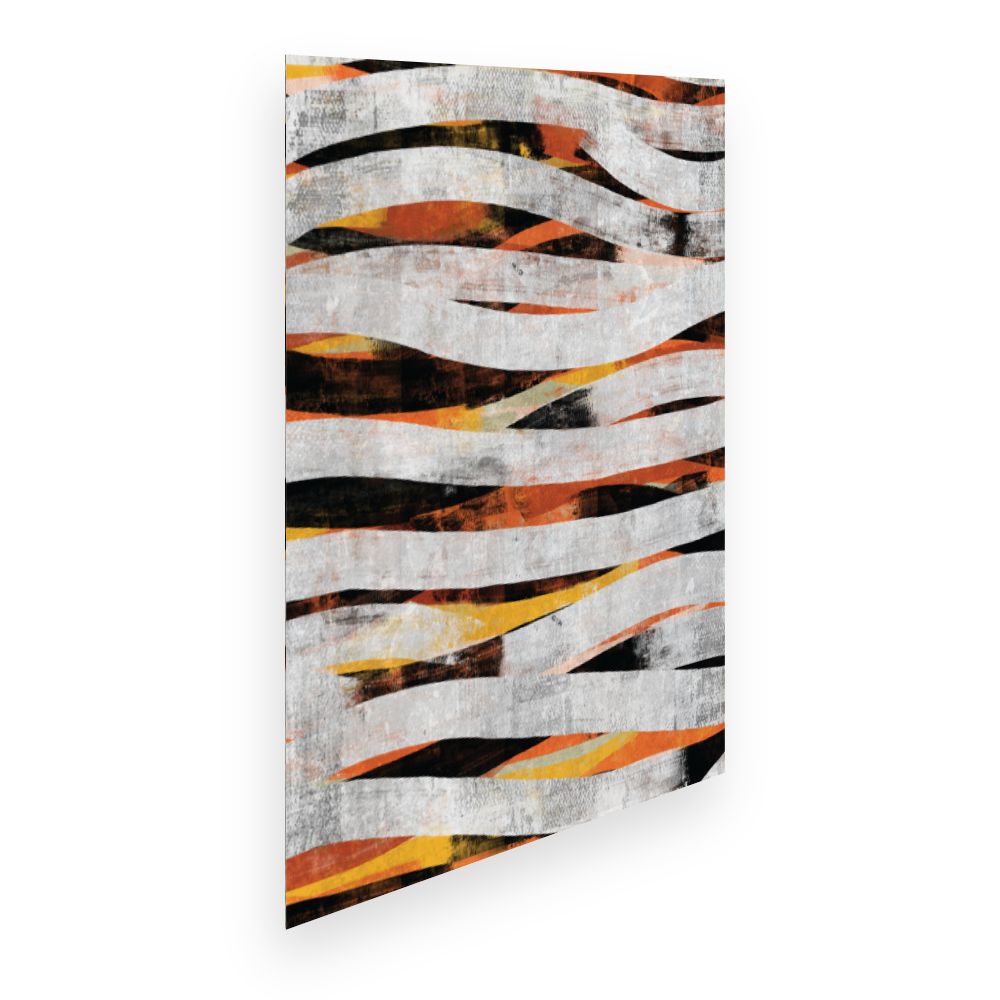 Affiche Ondulations abstraites