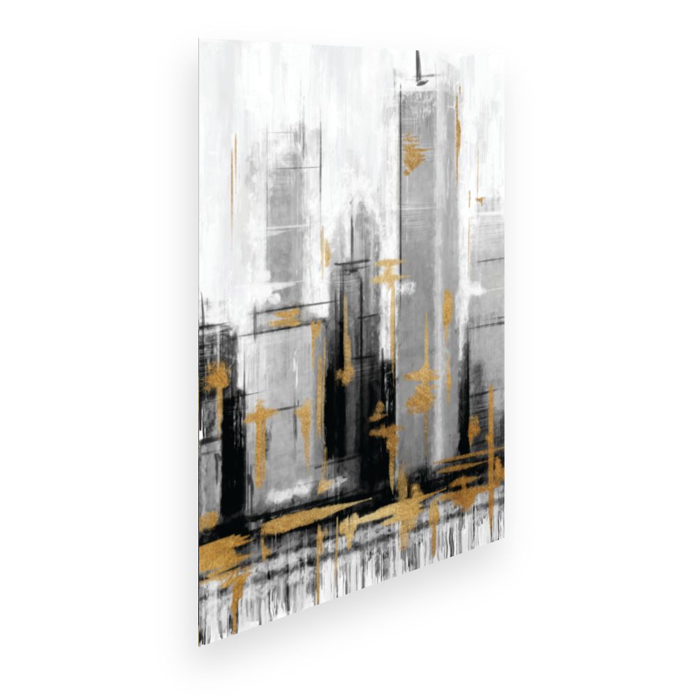 Affiche Skyline dorée