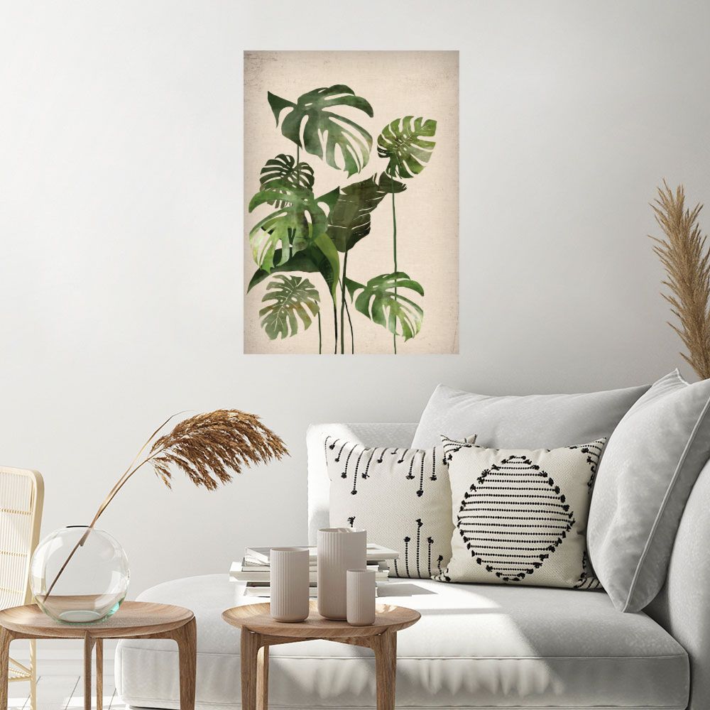 Affiche Feuillage tropical