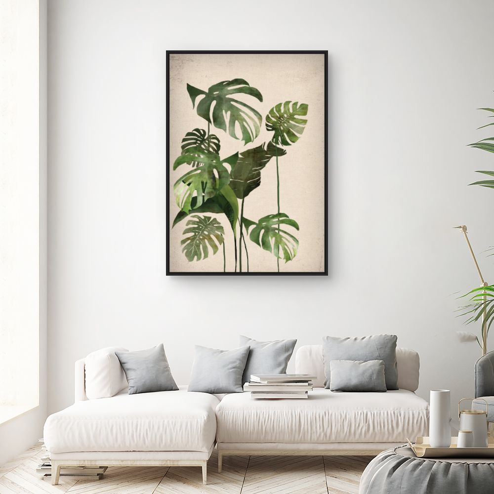 Tableau Feuilles tropicales