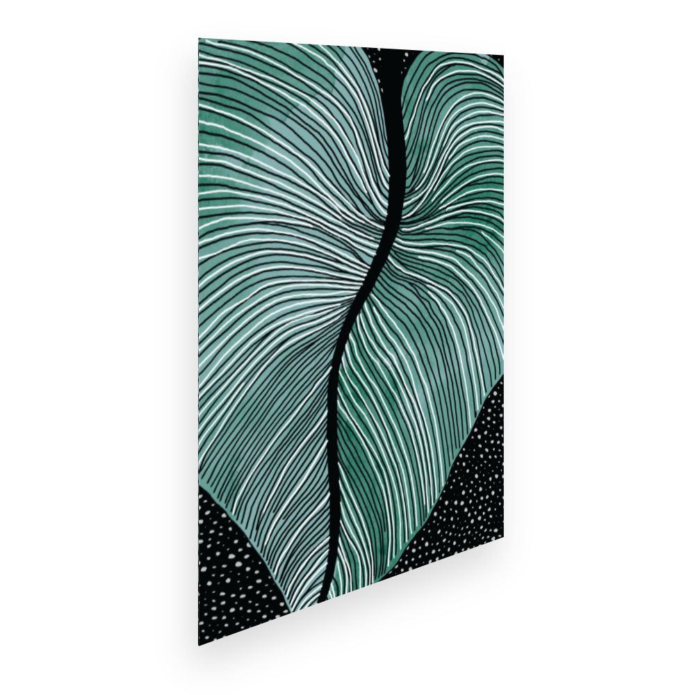 Affiche Lignes organiques élégantes