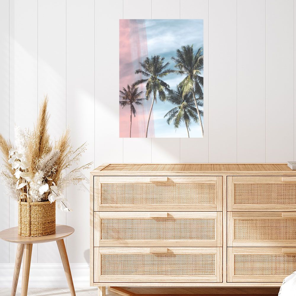 Affiche Palmiers tropicaux