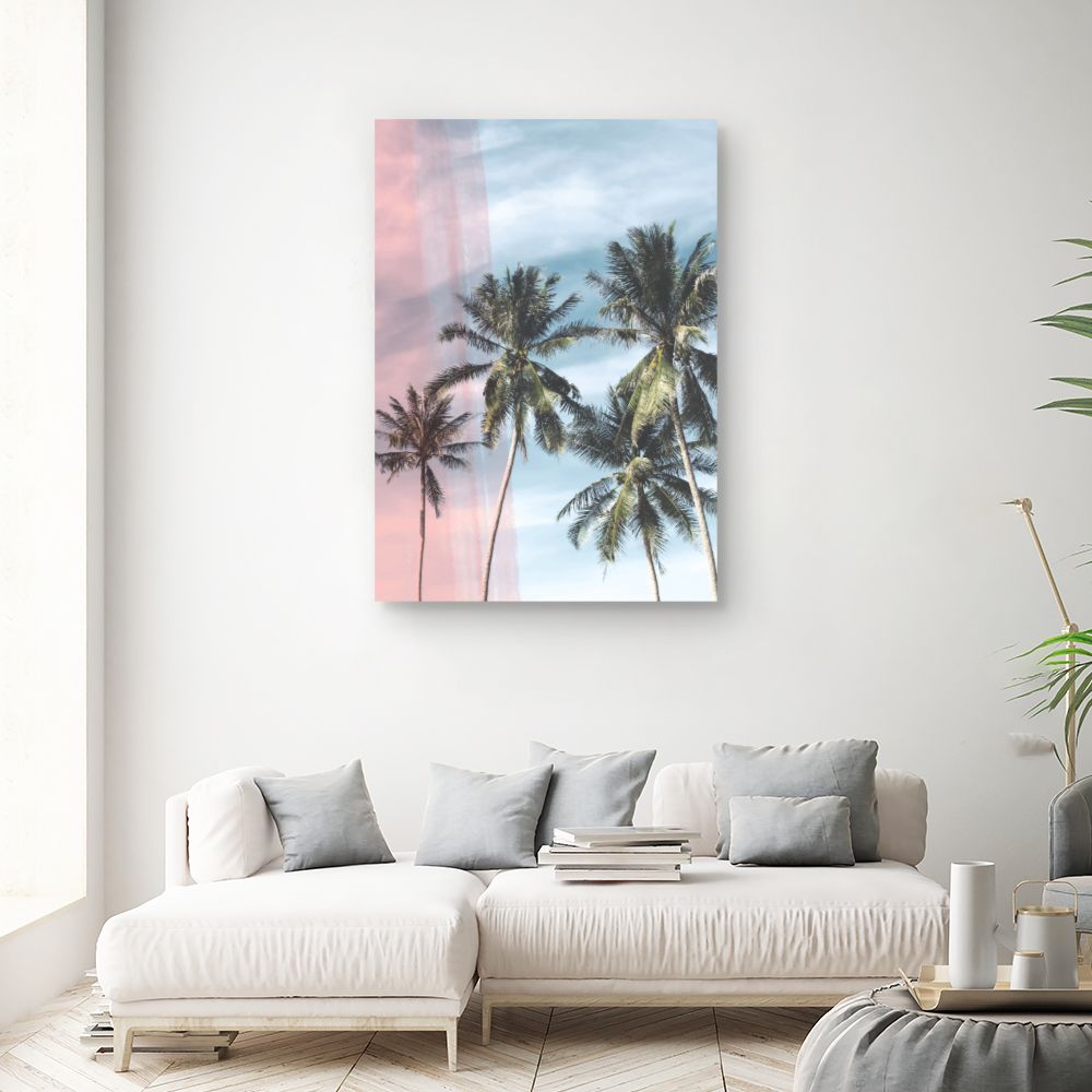 Tableau Palmiers tropicaux apaisants