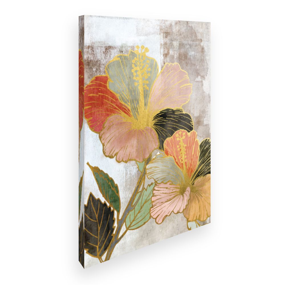Toile Fleurs élégantes