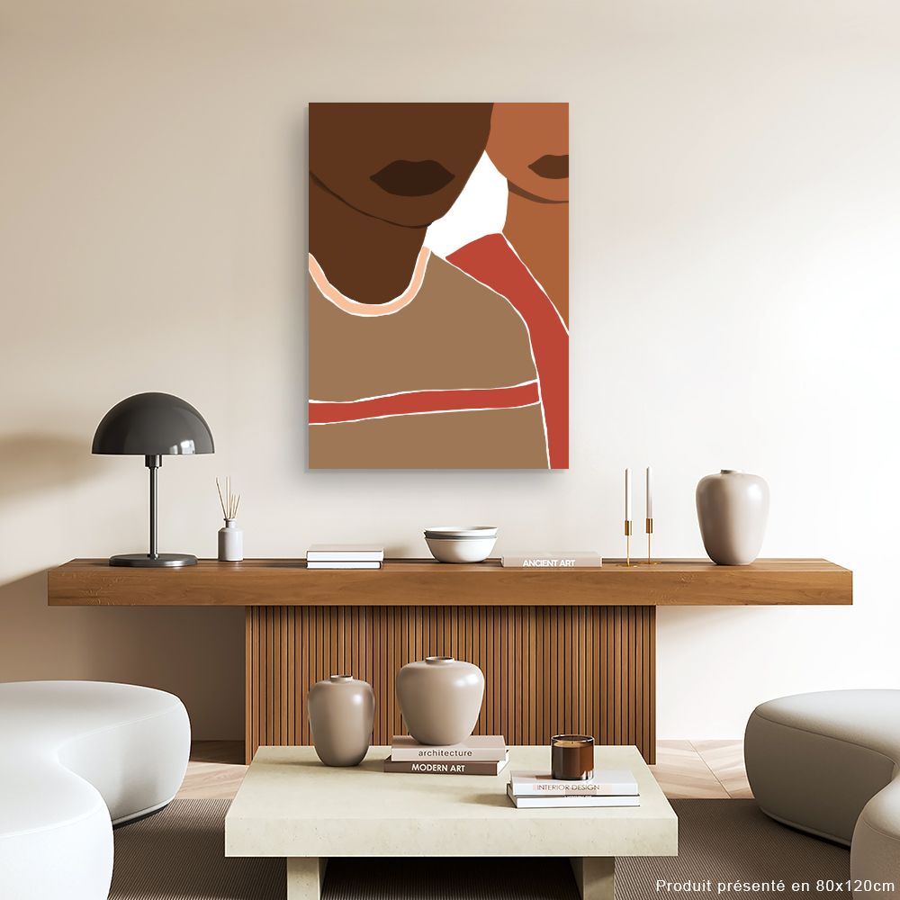 Tableau Portraits minimalistes