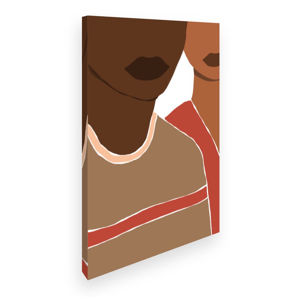 Toile Portraits minimalistes