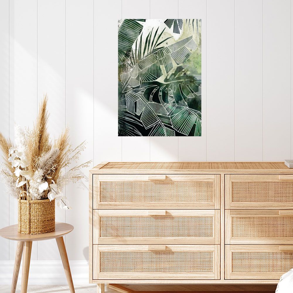 Affiche Feuillage stylisé