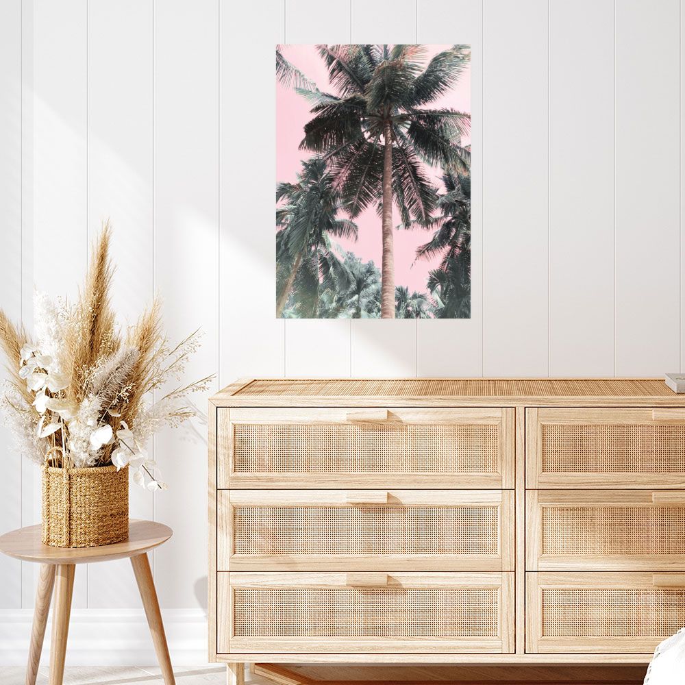 Affiche Palmiers oniriques