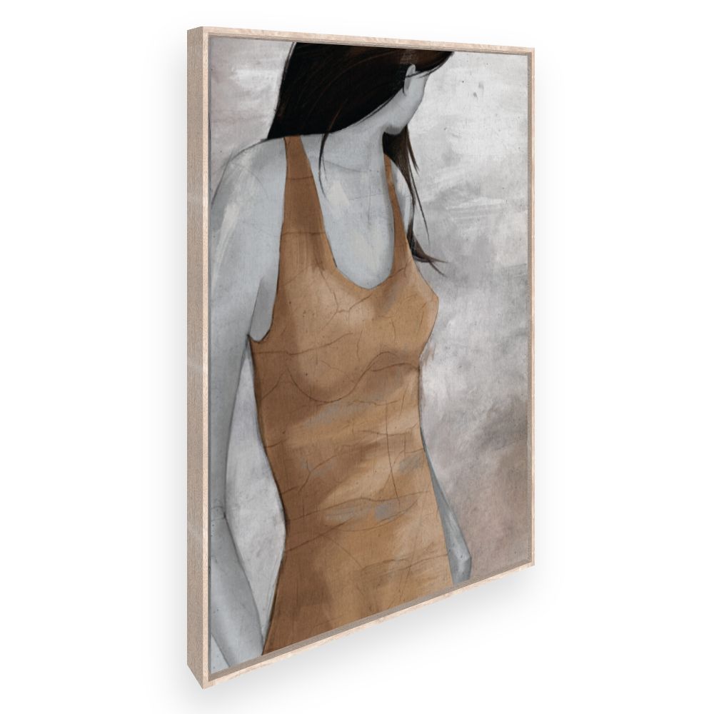 Toile Élégance abstraite féminine