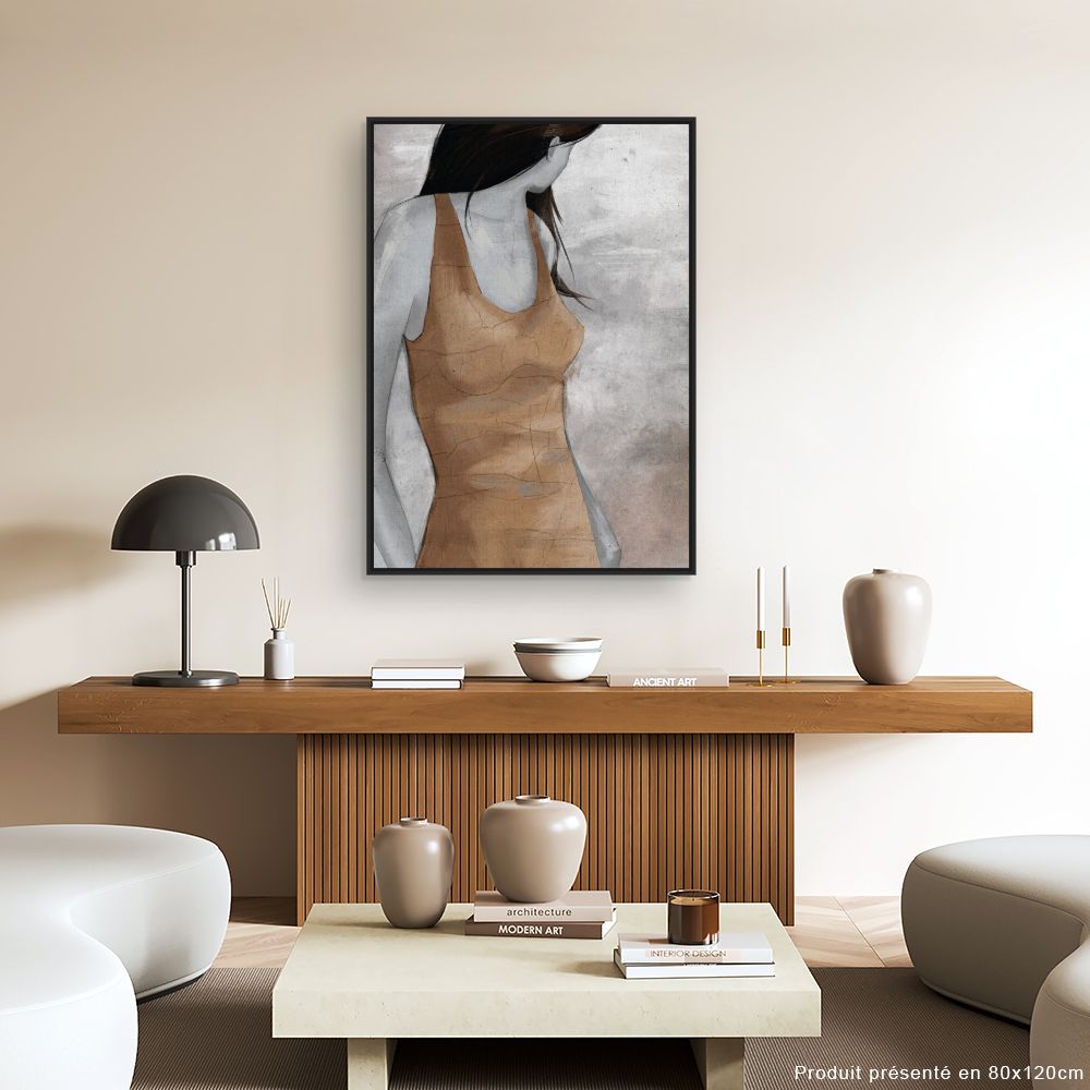 Tableau Élégance abstraite féminine