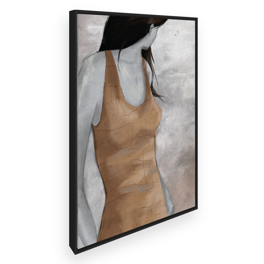 Toile Élégance abstraite féminine