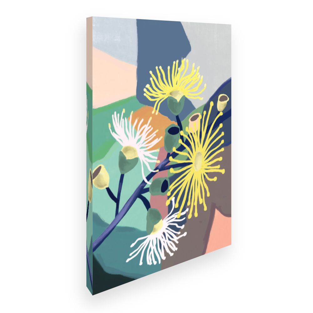 Toile Fleurs éclatantes