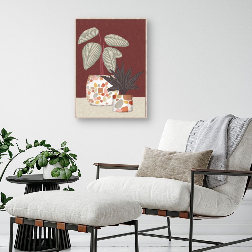 Tableau Plantes stylisées