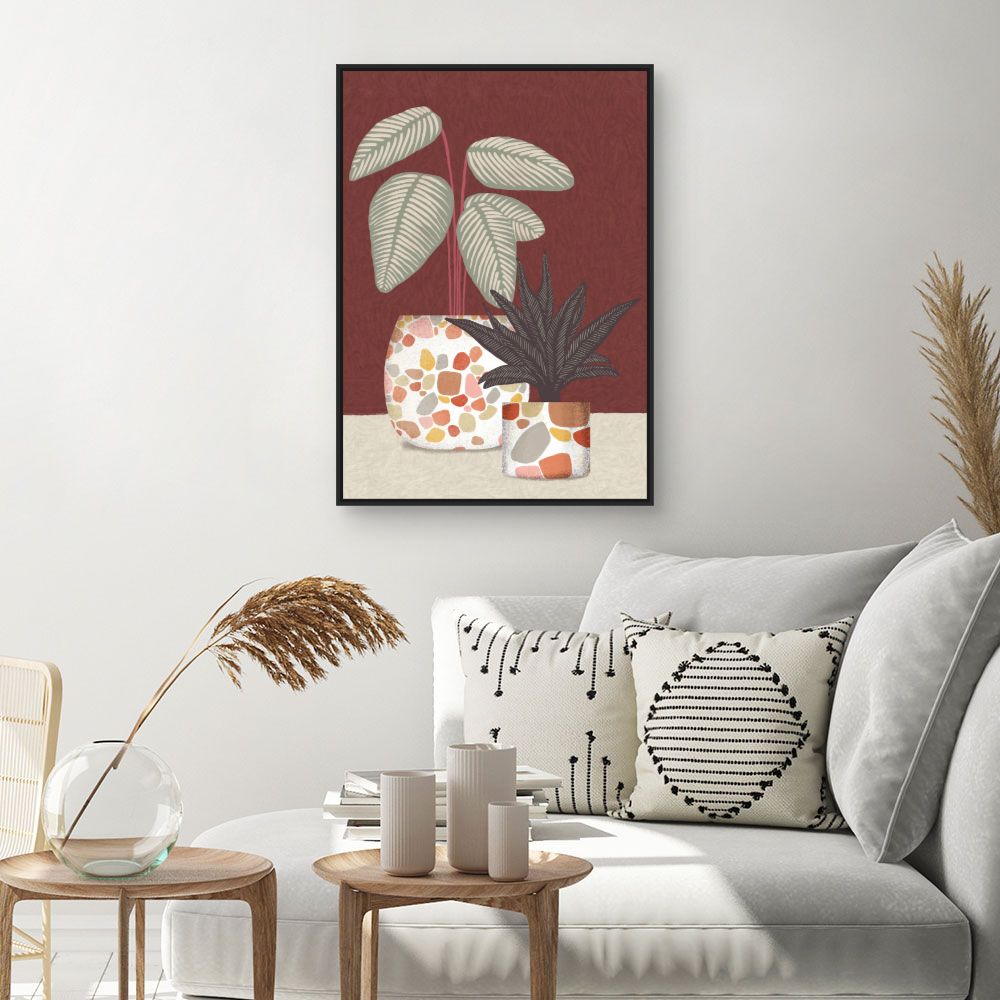 Tableau Plantes stylisées