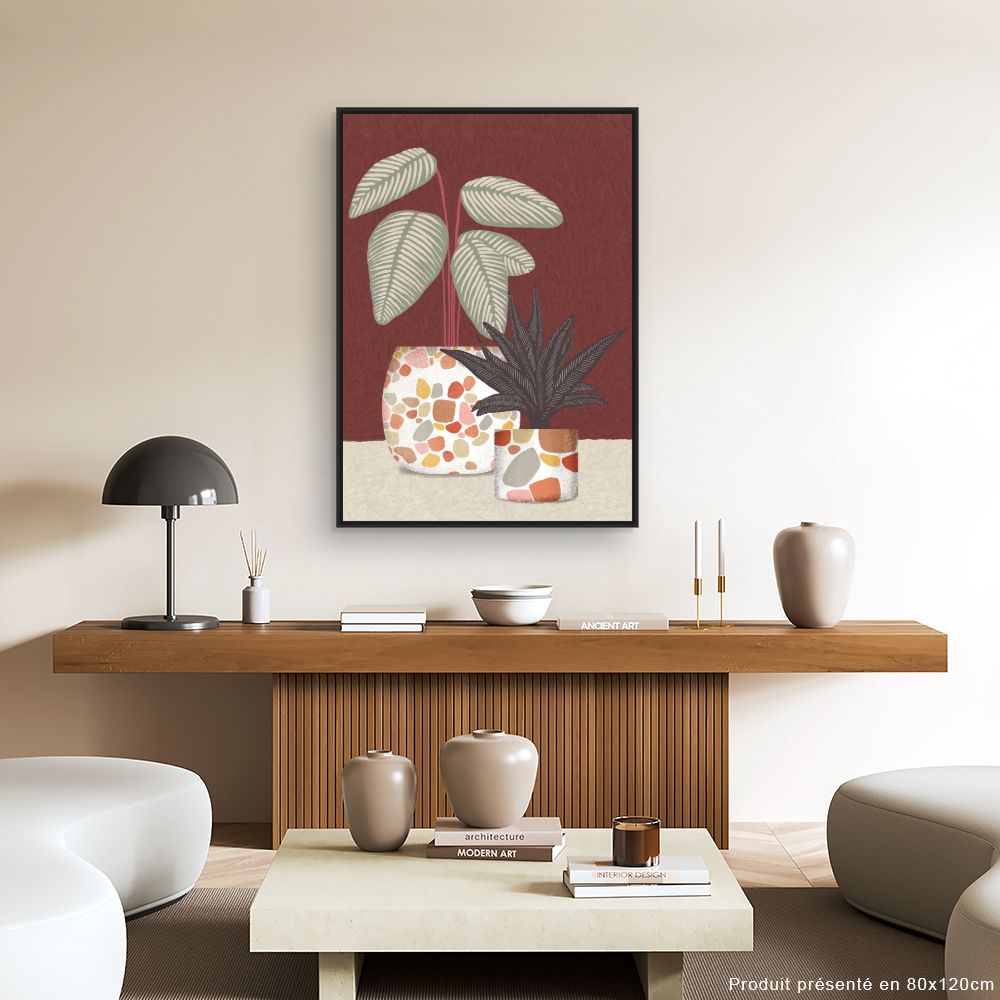 Tableau Plantes stylisées