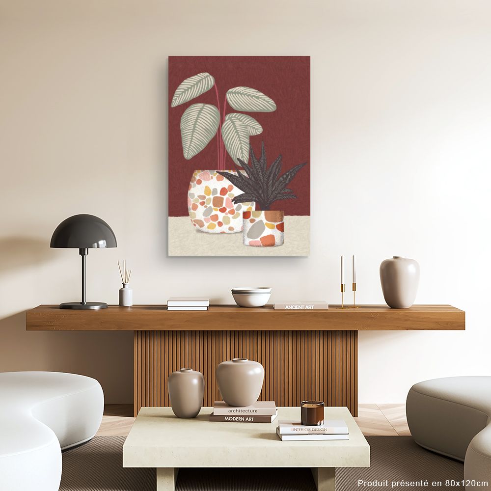 Tableau Plantes stylisées