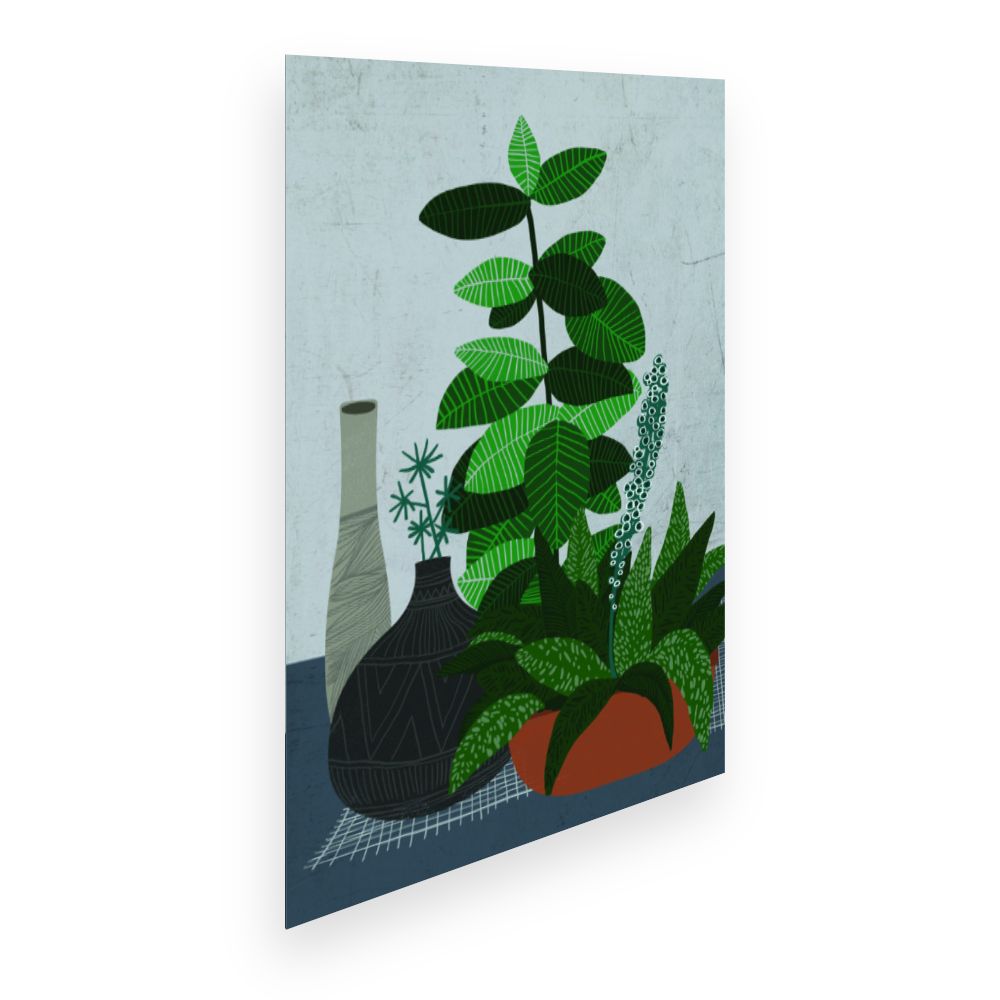 Affiche Jardin botanique élégant