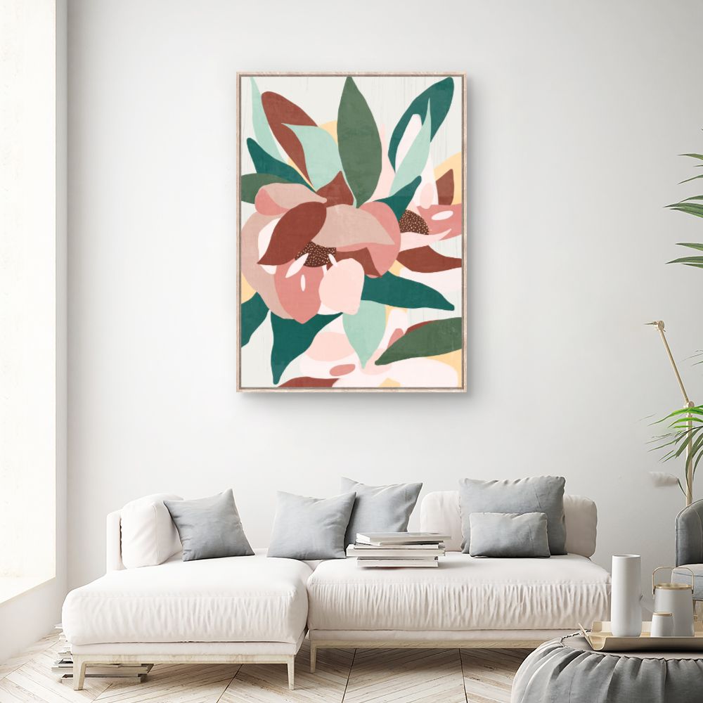 Tableau Fleurs abstraites modernes
