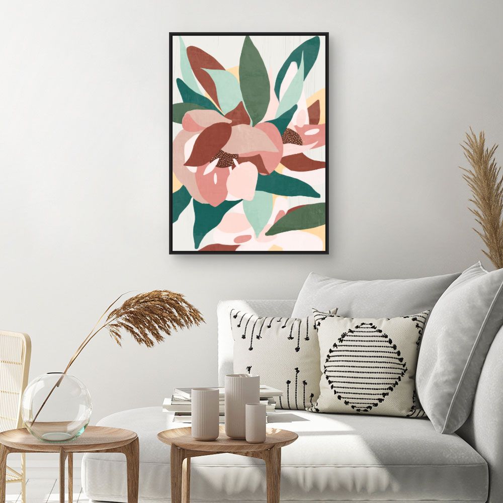 Tableau Fleurs abstraites modernes