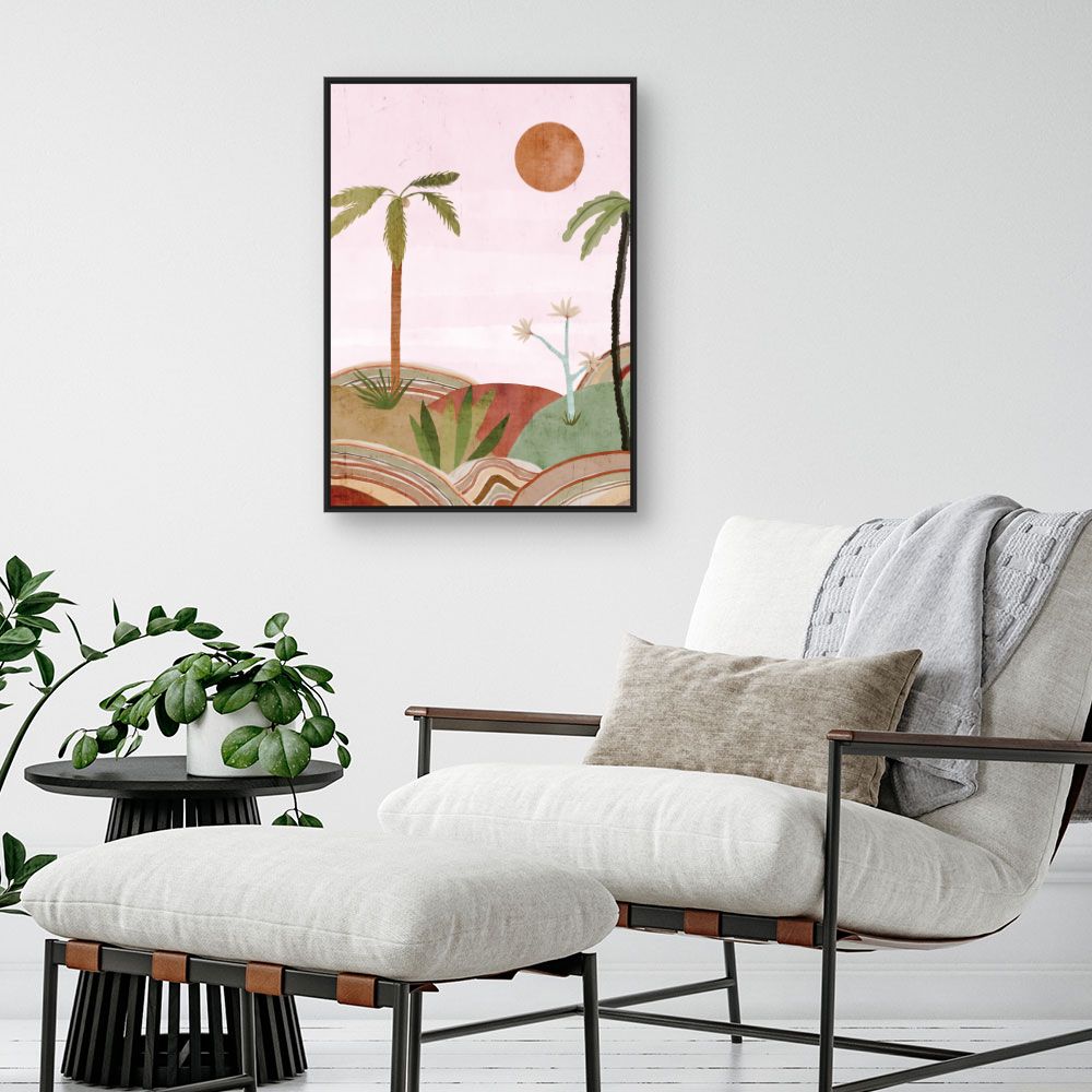 Tableau Paysage tropical doux
