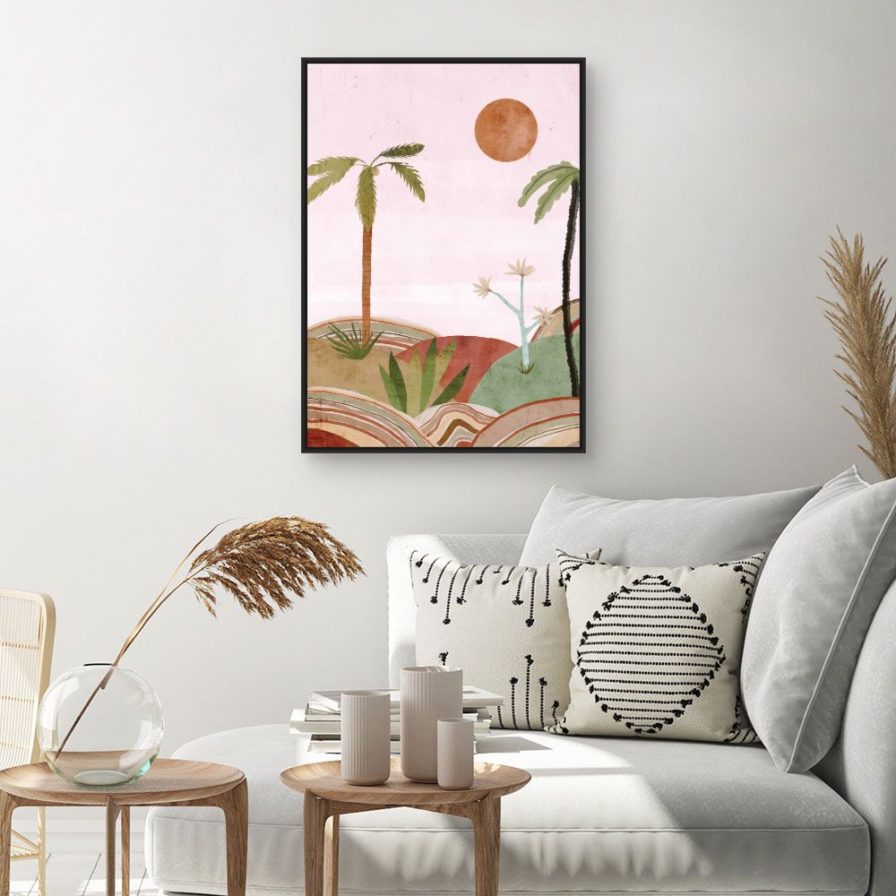 Tableau Paysage tropical doux