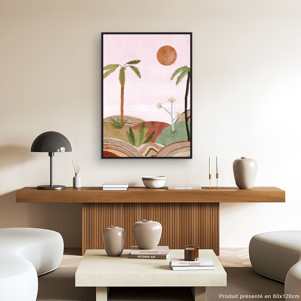 Tableau Paysage tropical doux