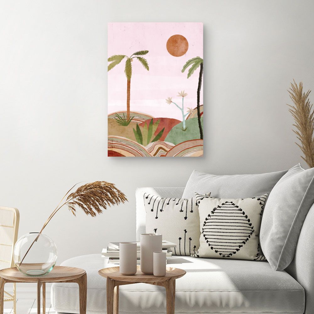 Tableau Paysage tropical doux