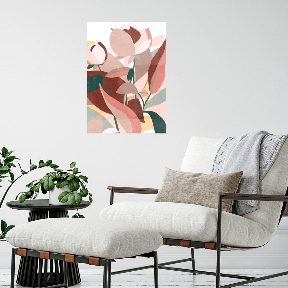 Affiche Floraison abstraite
