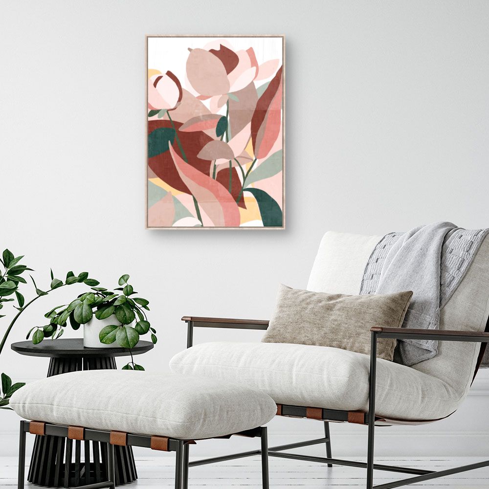 Tableau Fleurs abstraites élégantes