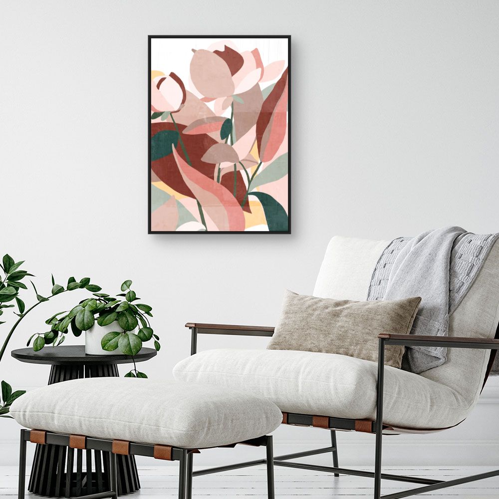 Tableau Fleurs abstraites élégantes