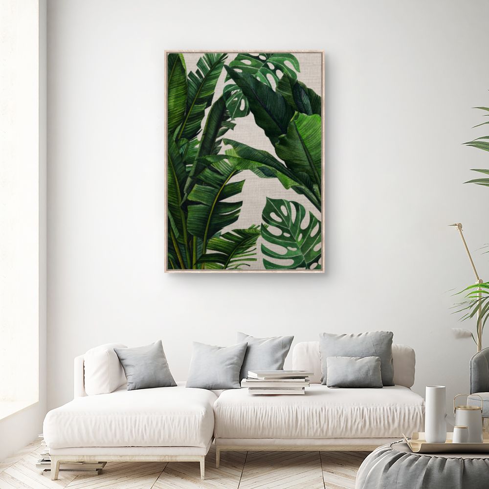 Tableau Feuillage tropical