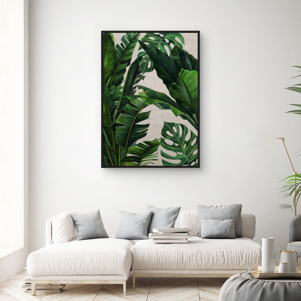 Tableau Feuillage tropical