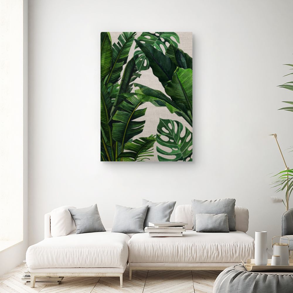 Tableau Feuillage tropical