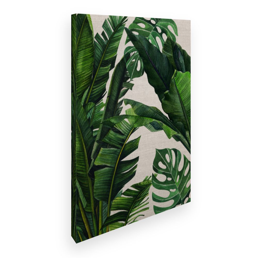 Toile Feuillage tropical