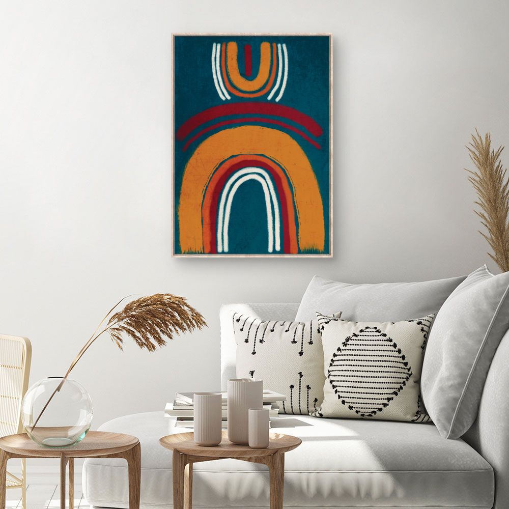 Tableau Arcs abstraits colorés