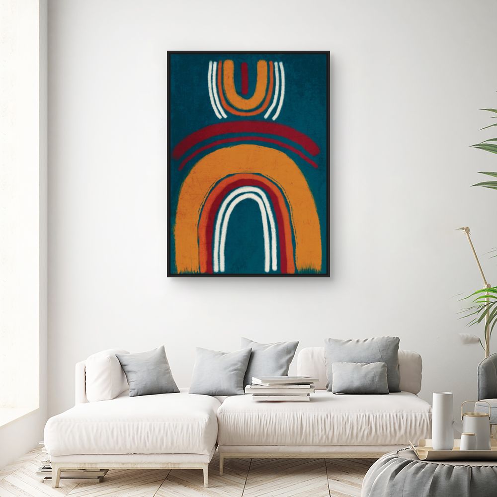 Tableau Arcs abstraits colorés