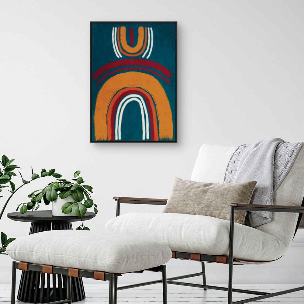 Tableau Arcs abstraits colorés