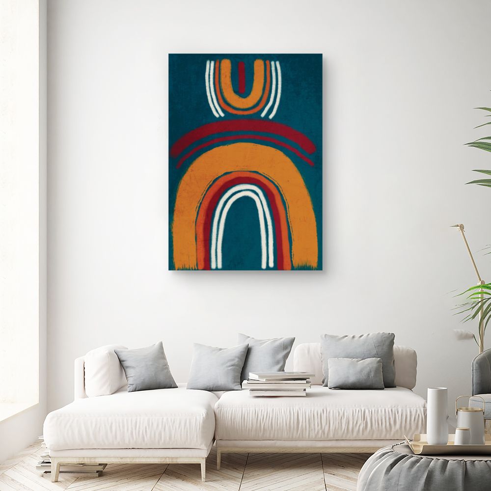 Tableau Arcs abstraits colorés