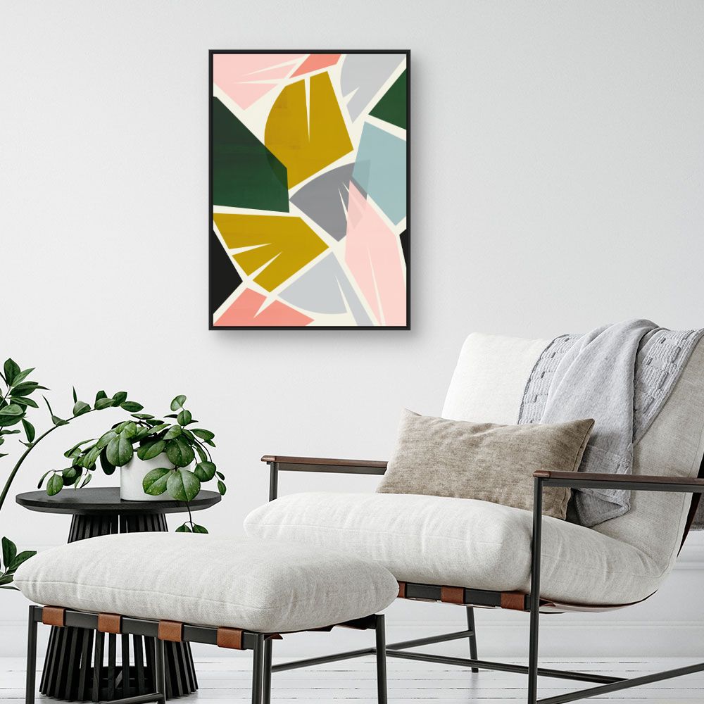 Tableau Formes abstraites vives