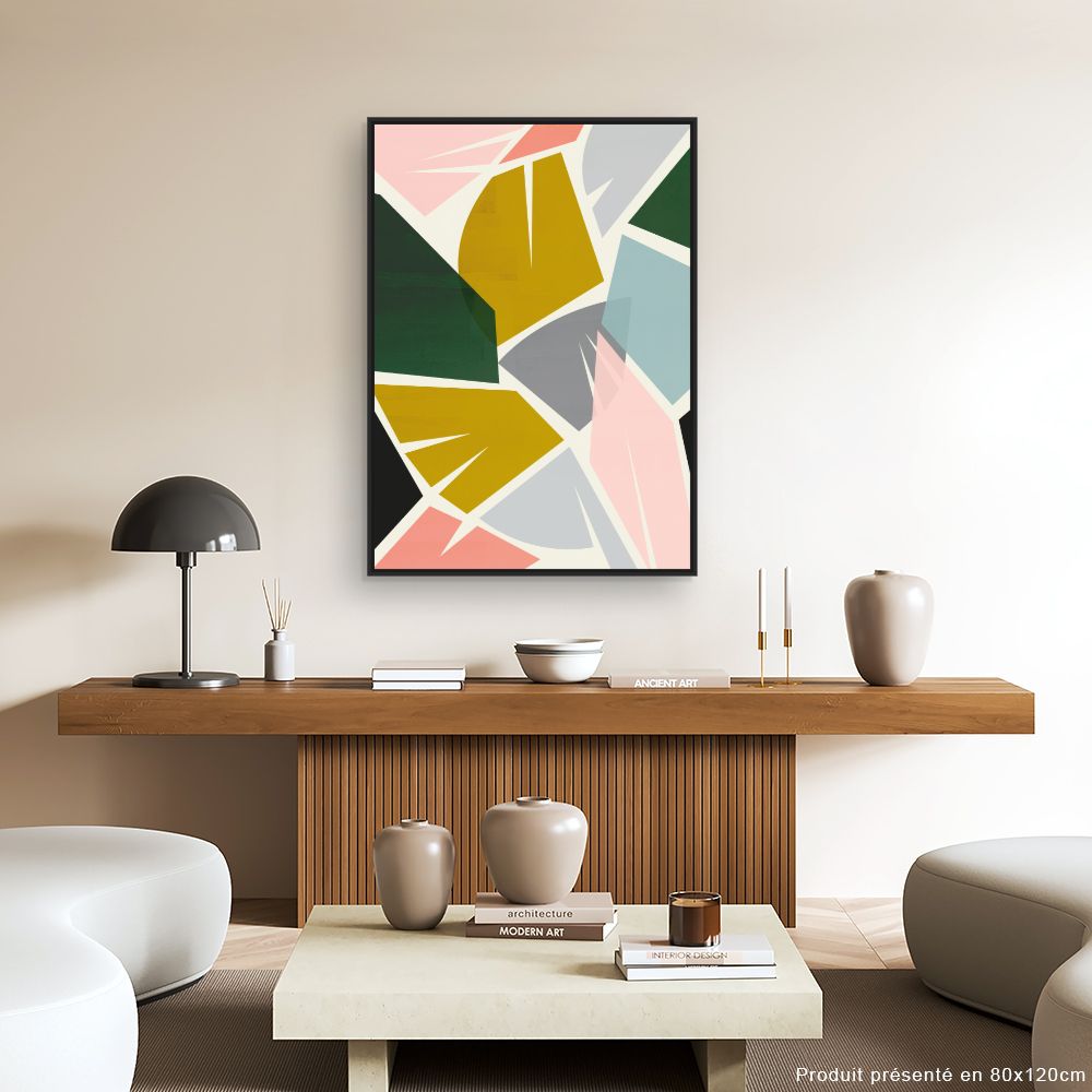 Tableau Formes abstraites vives