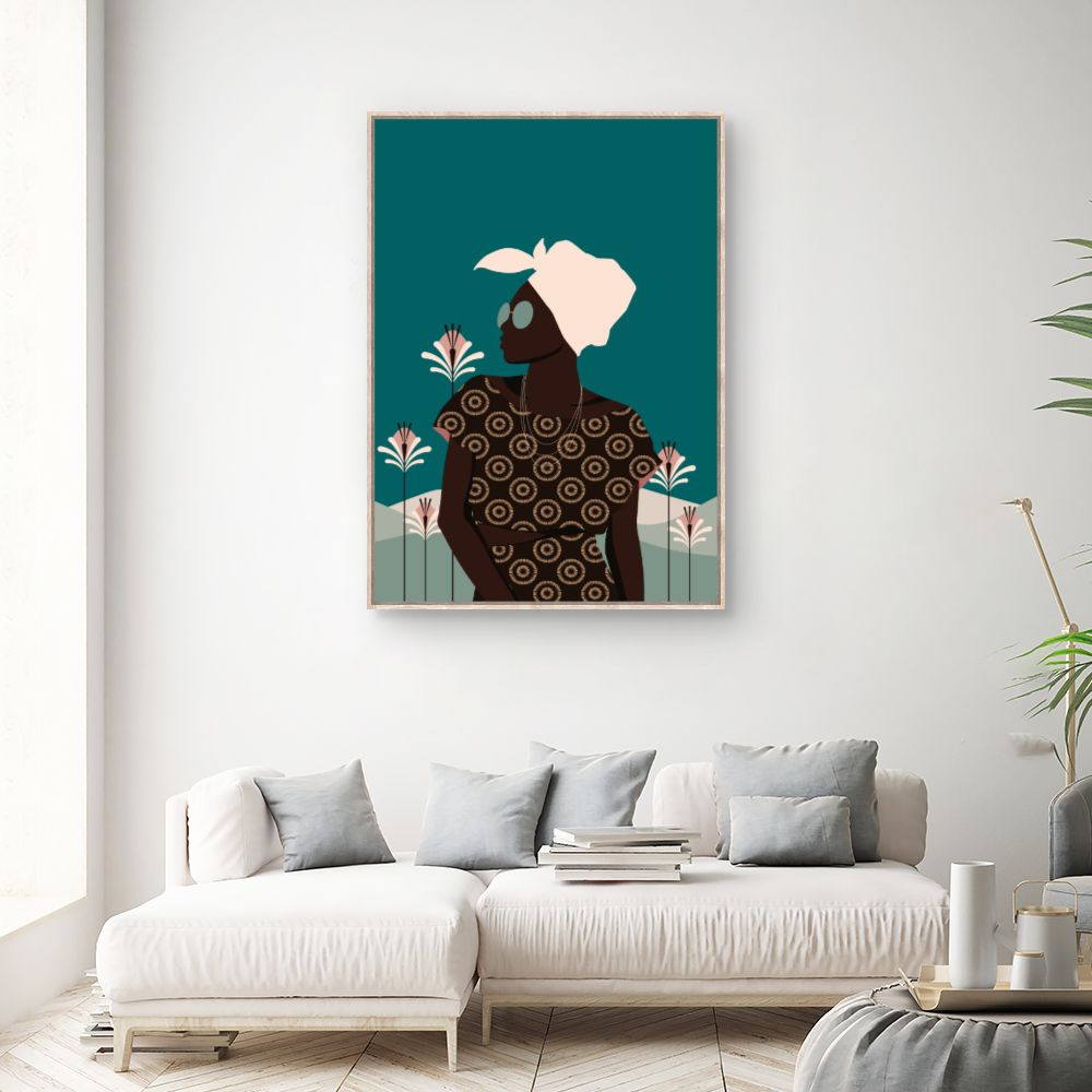 Tableau Silhouette élégante