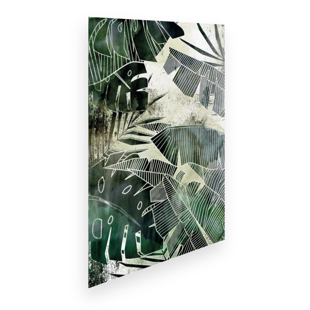 Affiche Feuillage tropical exotique