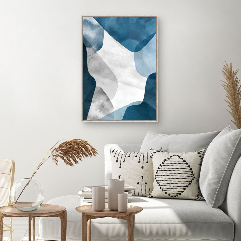 Tableau Abstrait fluide