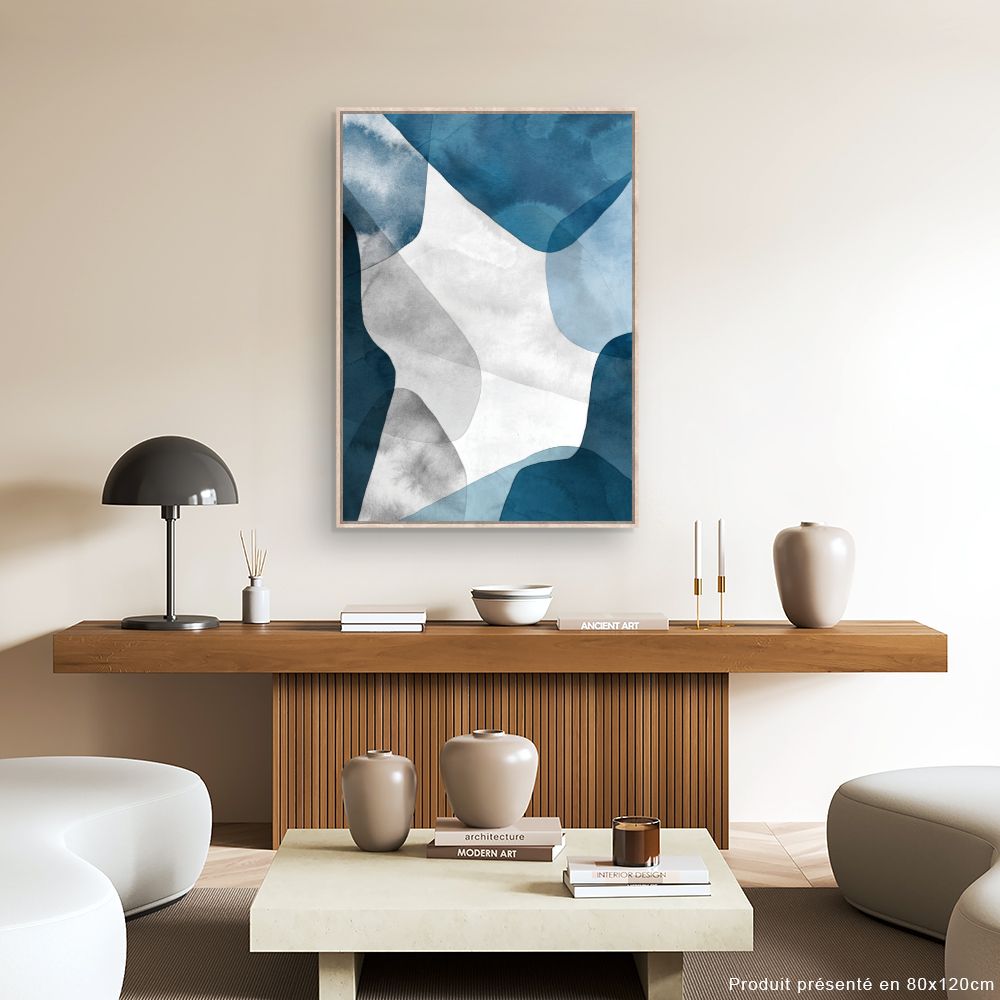 Tableau Abstrait fluide