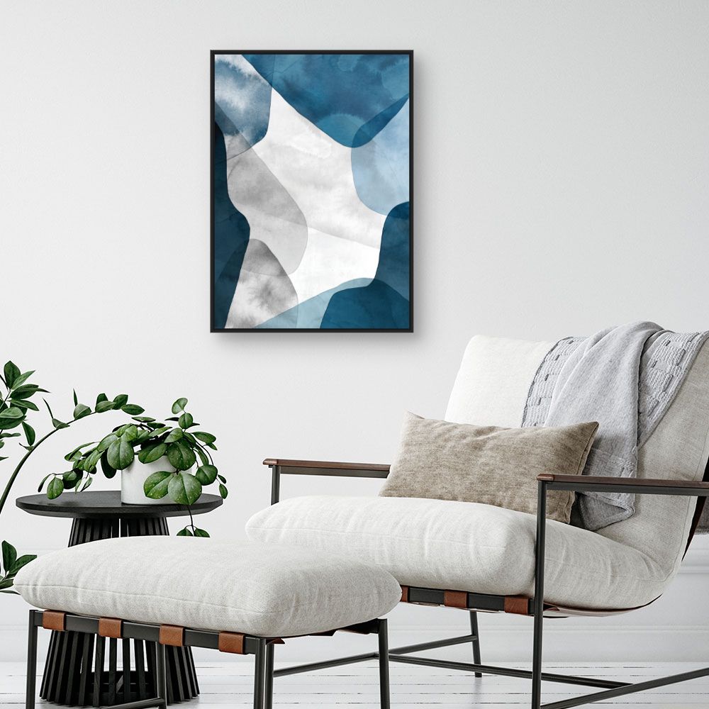 Tableau Abstrait fluide