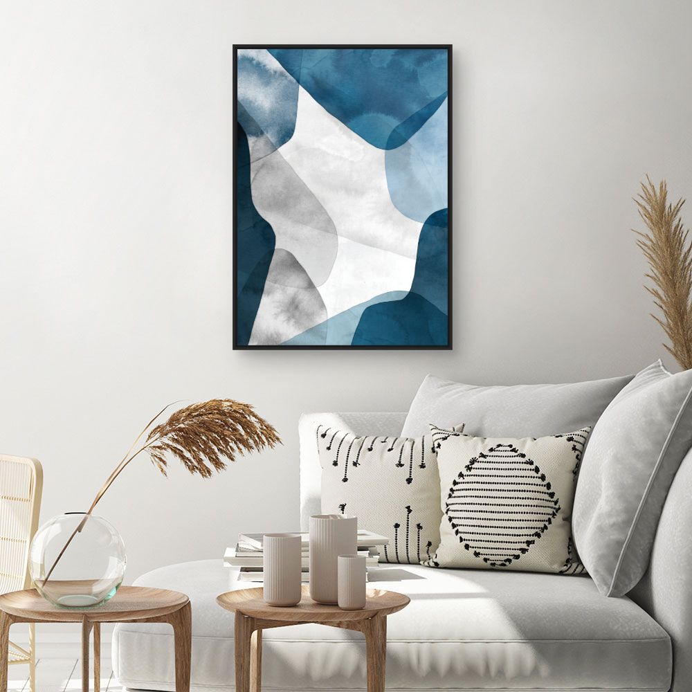 Tableau Abstrait fluide