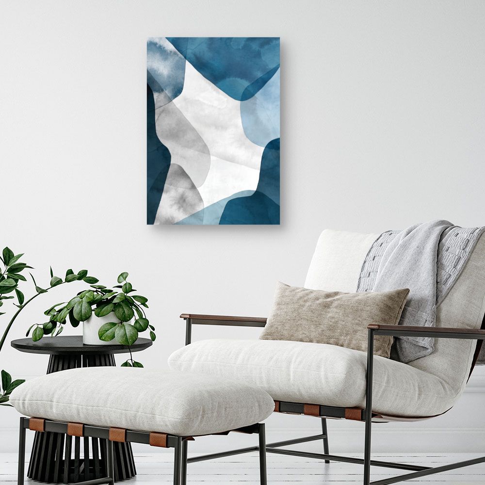 Tableau Abstrait fluide