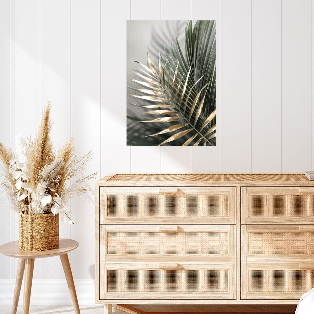 Affiche Feuilles élégant naturelles